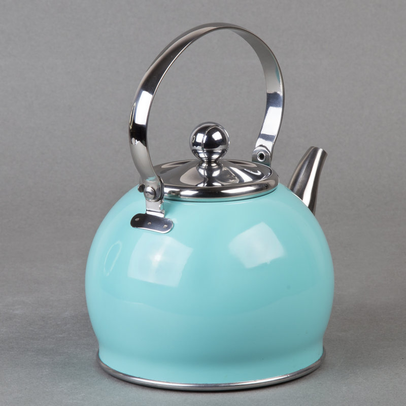 Creative Home 1.0 Qt. RoyalTea Stainless Steel Tea Kettle with